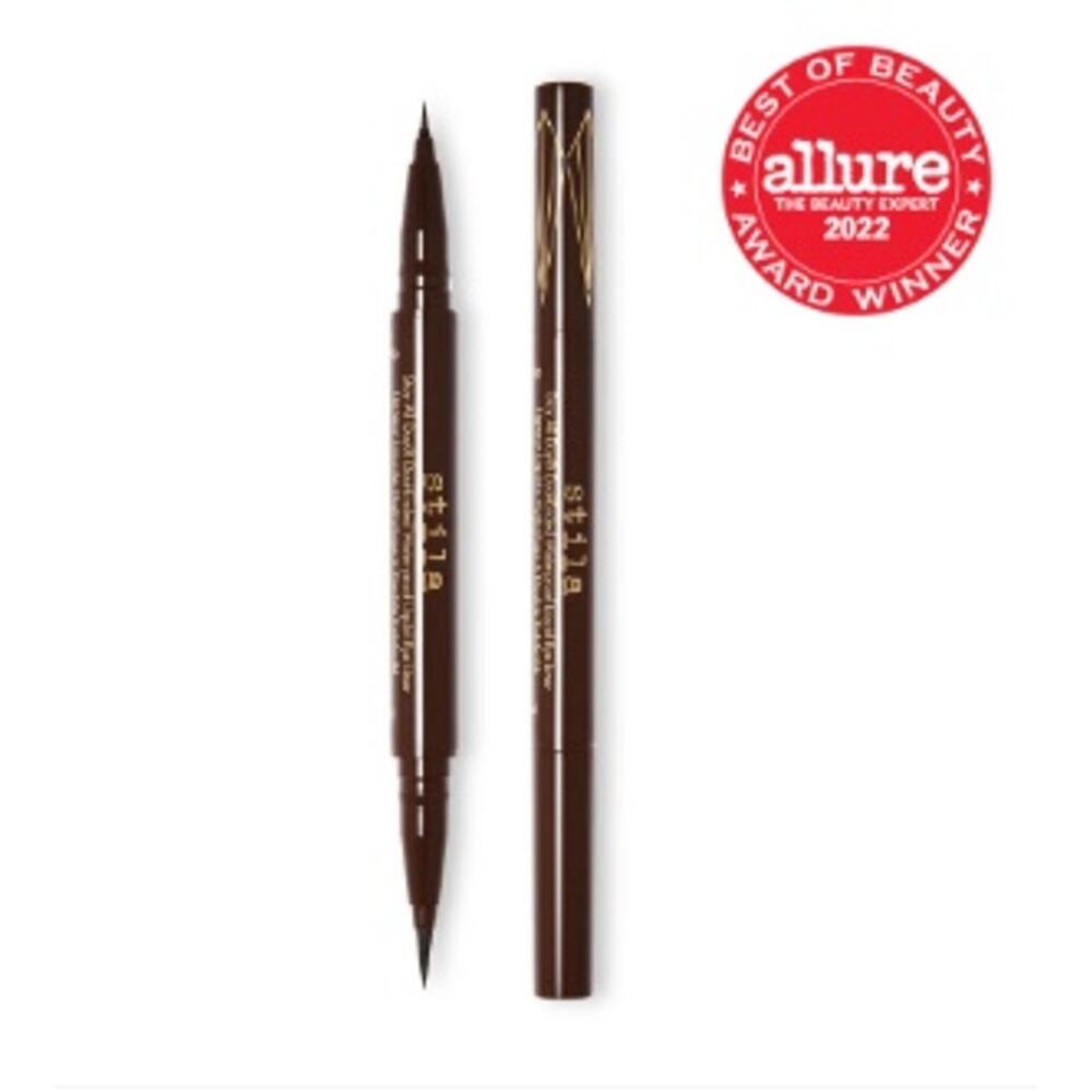Cosmetics: Stila Stay All Day Dual Ended Waterproof Liquid*Dark Brown*$34
